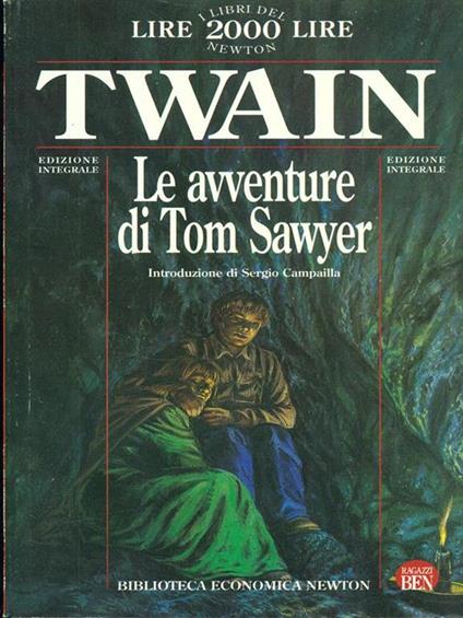 Le avventure di Tom Sawyer - Mark Twain - copertina