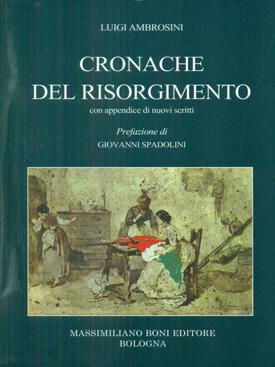 Cronache del risorgimento - Luigi Ambrosini - copertina