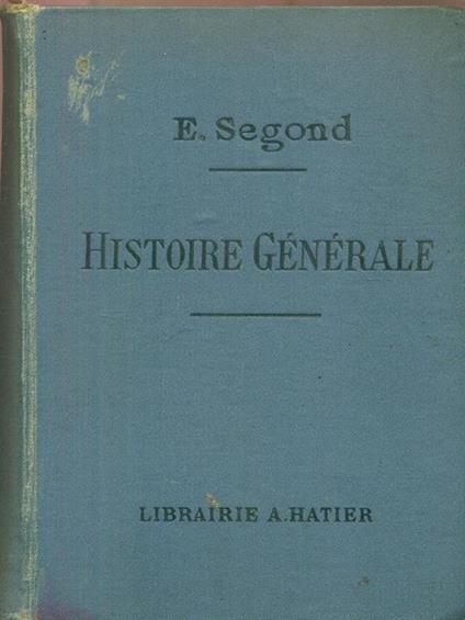 Histoire generale. 1re partie - copertina