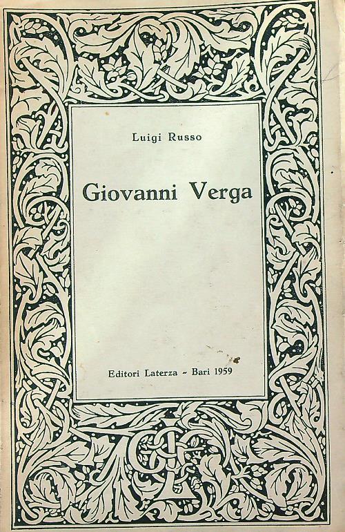 Giovanni Verga