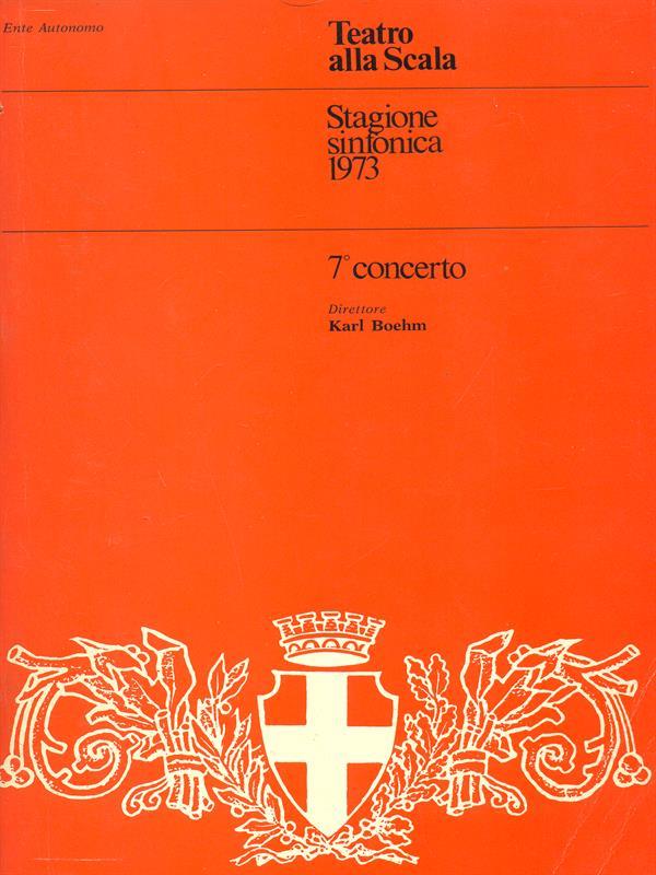 Stagione sinfonica 1973 7 concerto