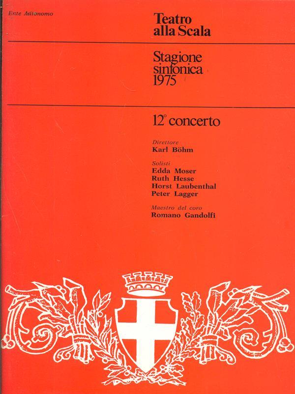 Stagione sinfonica 1975 12 concerto