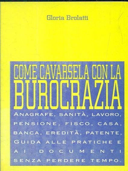 Come cavarsela con la burocrazia - copertina