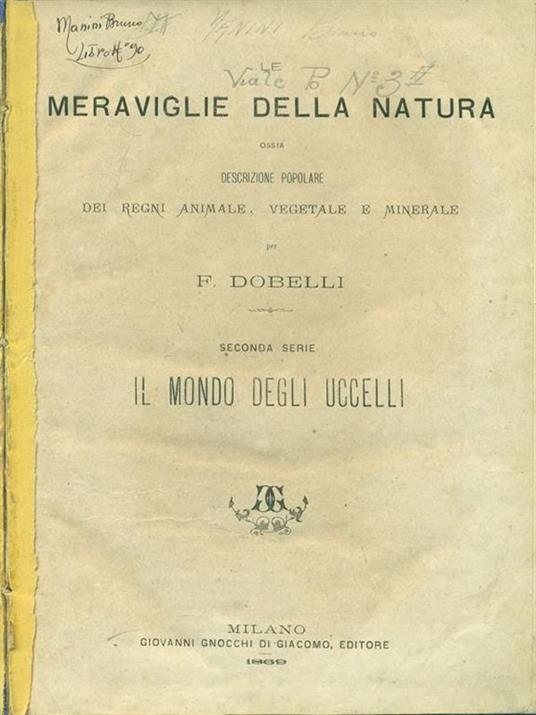Meraviglie della natura - copertina