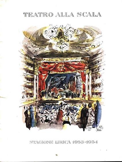 Stagione lirica 1953-1954: Il crepuscolo degli Dei - copertina