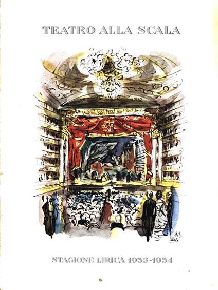 Stagione lirica 1953-1954: Otello - copertina