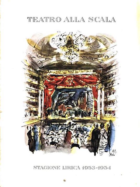 Stagione lirica 1953-1954: Otello - copertina