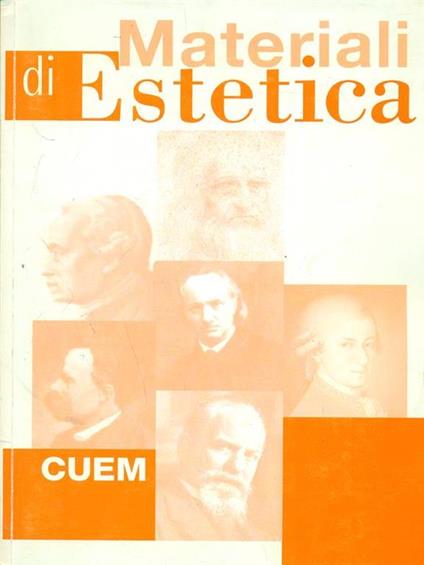 Materiali di estetica - copertina
