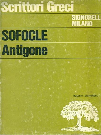 Antignone - Sofocle - copertina