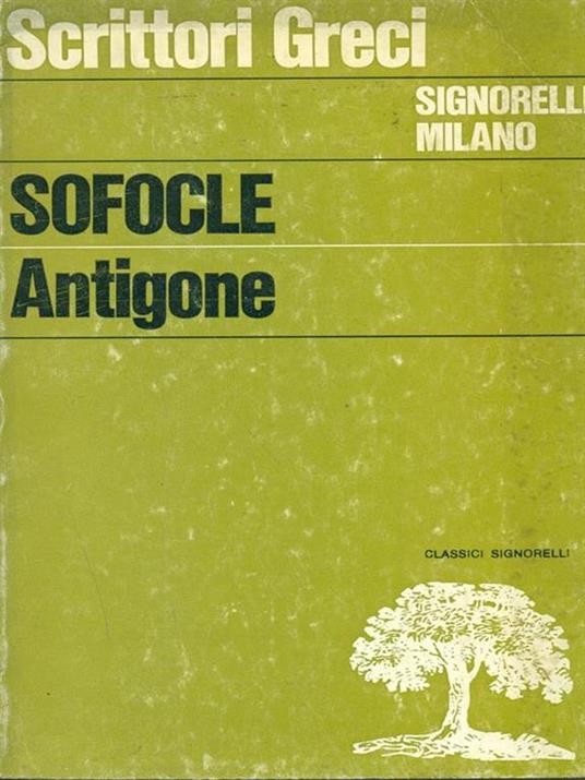 Antignone - Sofocle - copertina