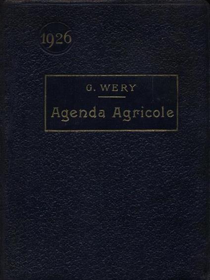 Agenda Agricole - copertina