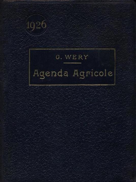 Agenda Agricole - copertina