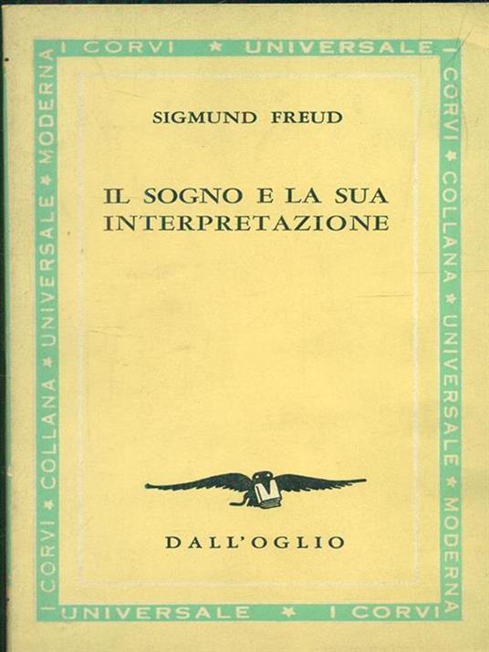 Il sogno e la sua interpretazione - Sigmund Freud - copertina