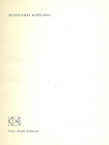 Rudyard Kipling. Opere - Rudyard Kipling - copertina