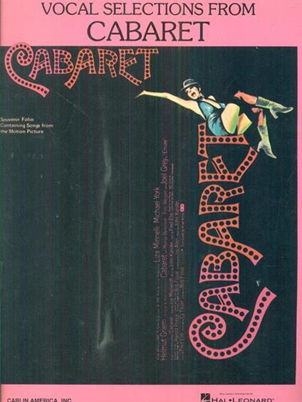 vocal selections from cabaret - copertina