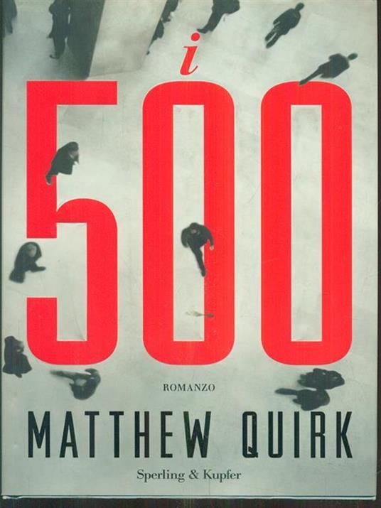 I 500 - Matthew Quirk - copertina