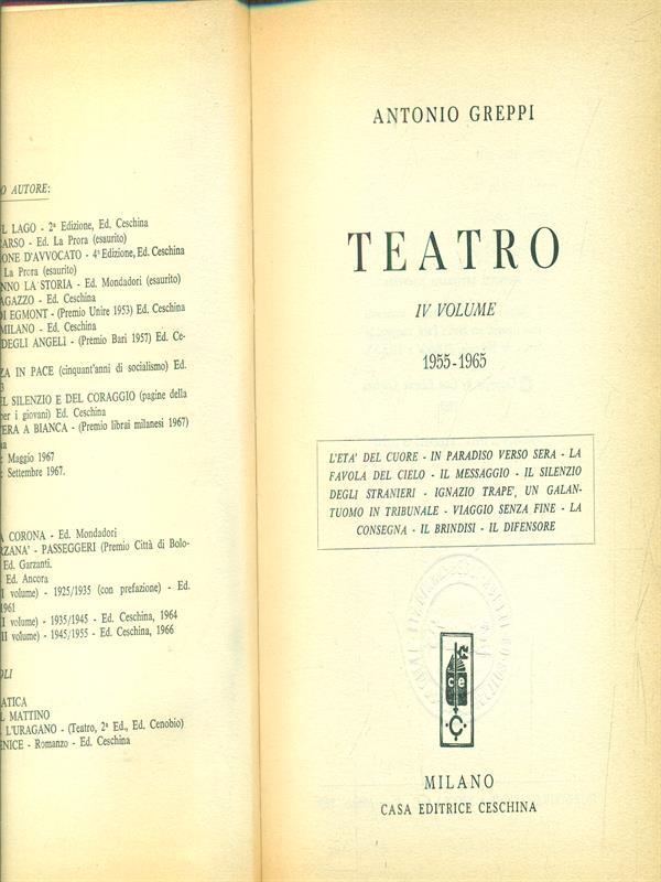 teatro 1955-1965