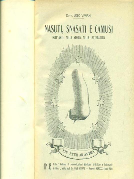 Nasuti Snasati e camusi - Ugo Viviani - copertina