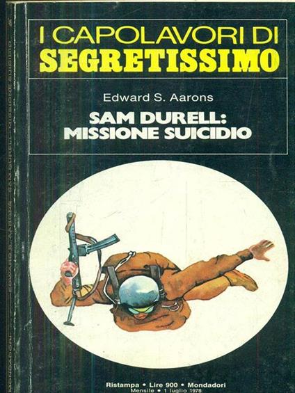 Sam Durell: Missione Suicidio - Edward S. Aarons - copertina