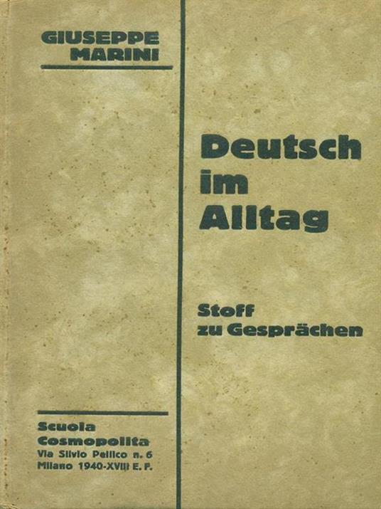 Deutsch im Alltag - copertina