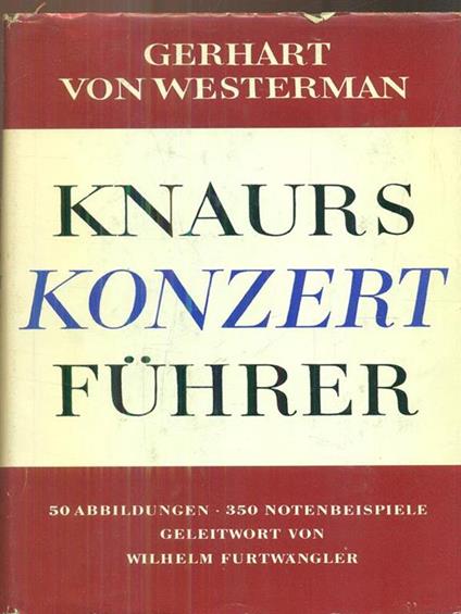 Knaurs Konzertfuhrer - copertina