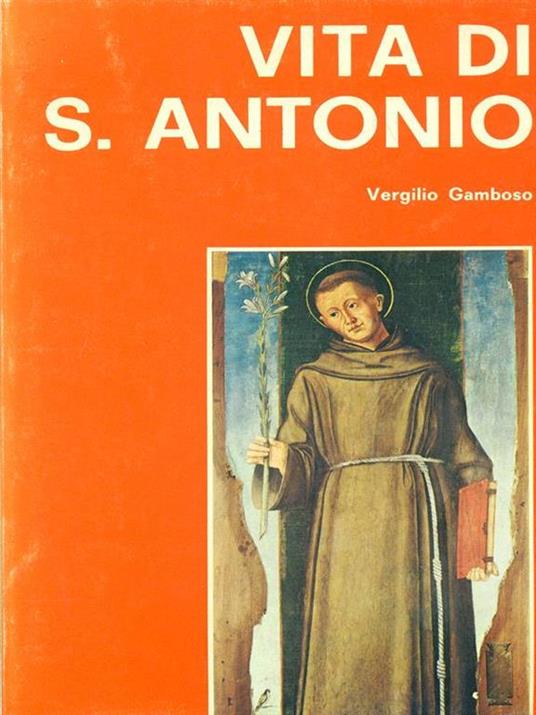 Vita di S. Antonio - Vergilio Gamboso - copertina