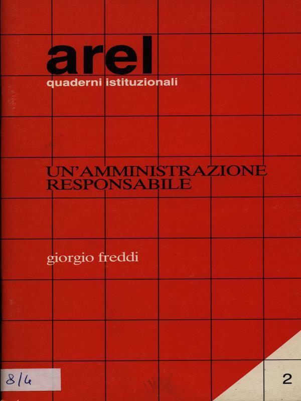Un' amministrazione responsabile