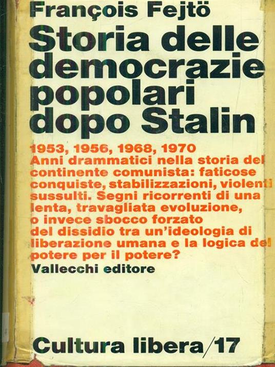 Storia delle democrazie popolari dopo Stalin - copertina
