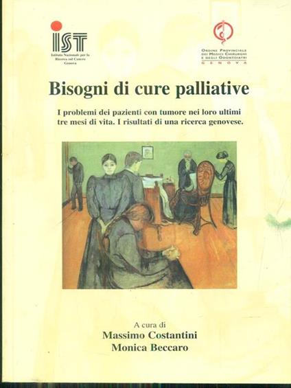 Bisogni di cure palliative - copertina