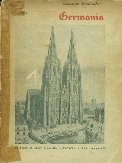 Germania - Costante Lazzioli - copertina
