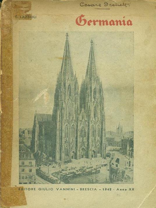 Germania - Costante Lazzioli - copertina