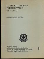 Il PSI e il trend plebiscitario 1976-1981