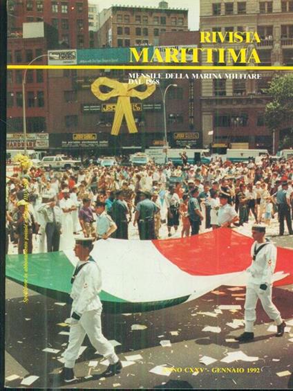 Rivista marittima 1 / gennaio 1992 - copertina