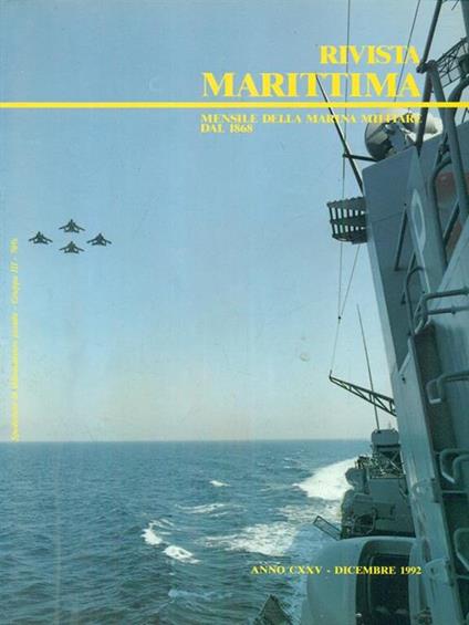 Rivista marittima 12 / dicembre 1992 - copertina