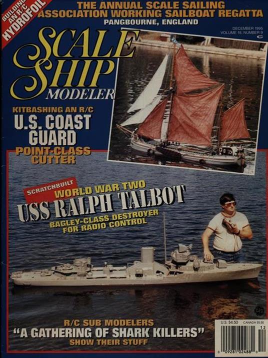 Scale ship modeler Vol. 18 num. 9 december 1995 - copertina