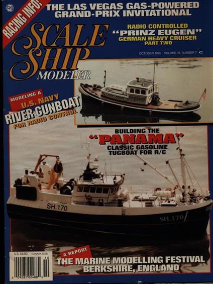 Scale ship modeler Vol. 18 num. 7/october 1995 - copertina