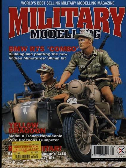 Military Modelling 23 january 1998 - copertina