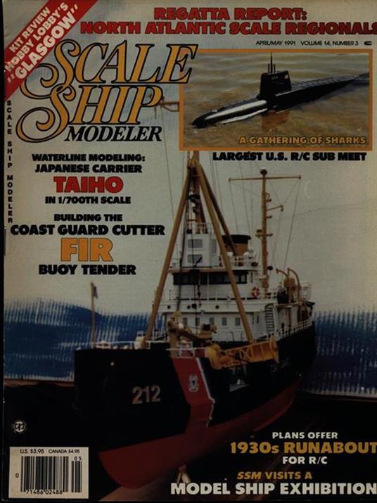 Scale ship modeler Vol. 14 n. 3/april-may 1991 - copertina