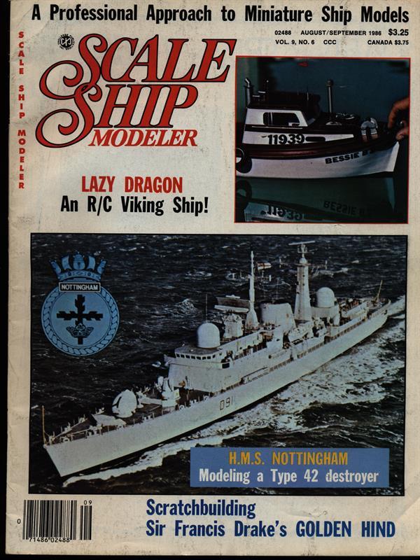 Scale ship modeler Vol. 9 n. 6/august-september 1986