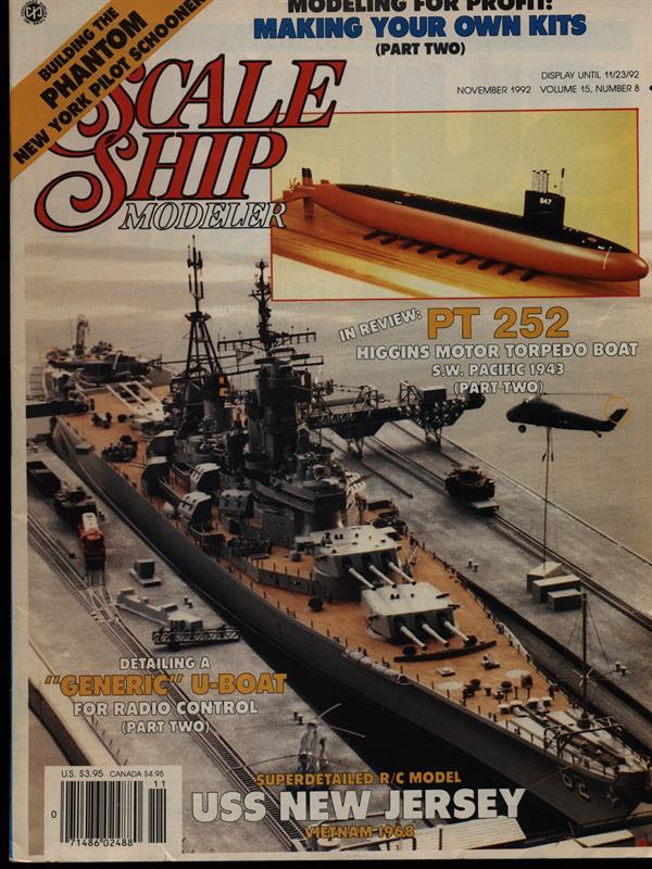 Scale ship modeler Vol. 15 n. 8/november 1992