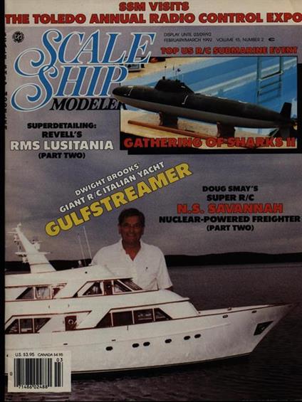 Scale ship modeler Vol. 15 n. 2/february-march 1992 - copertina