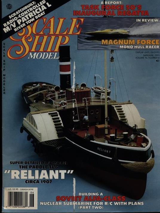 Scale ship modeler Vol. 16 n. 4/may-june 1993 - copertina