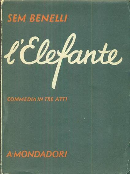 L' Elefante - Sem Benelli - copertina