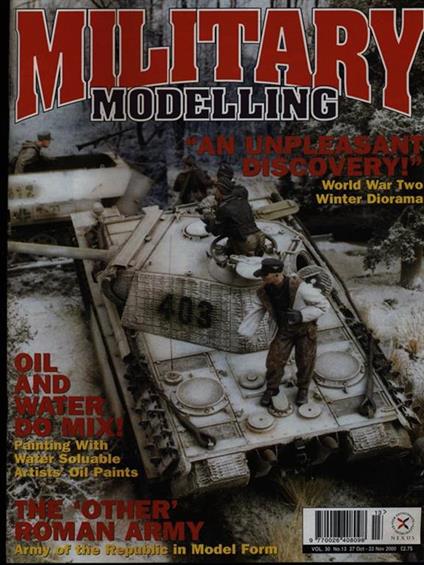 Military modelling vol 30 n. 13/ 27 oct.-23 nov. 2000 - copertina