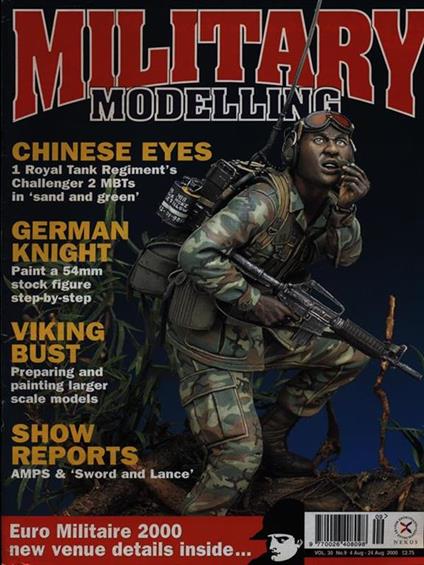 Military modelling vol 30 n. 9/4-24 aug 2000 - copertina