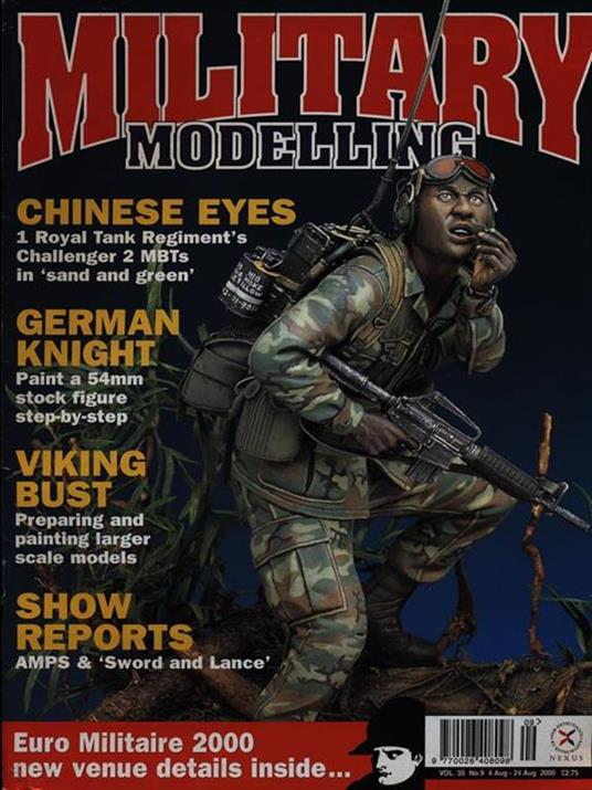 Military modelling vol 30 n. 9/4-24 aug 2000 - copertina