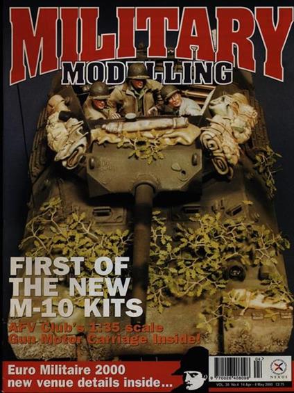 Military modelling vol 30 n. 4/14 apr.-4 may 2000 - copertina