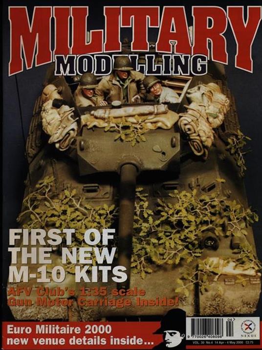 Military modelling vol 30 n. 4/14 apr.-4 may 2000 - copertina