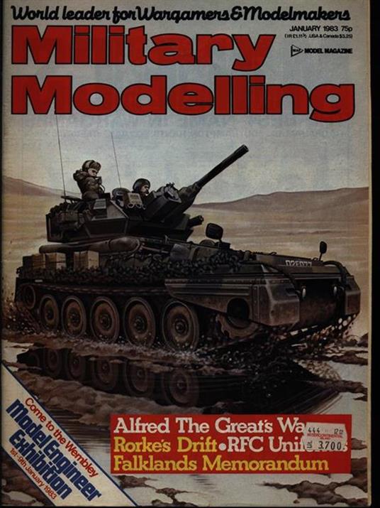 Military modelling january 1983 - copertina