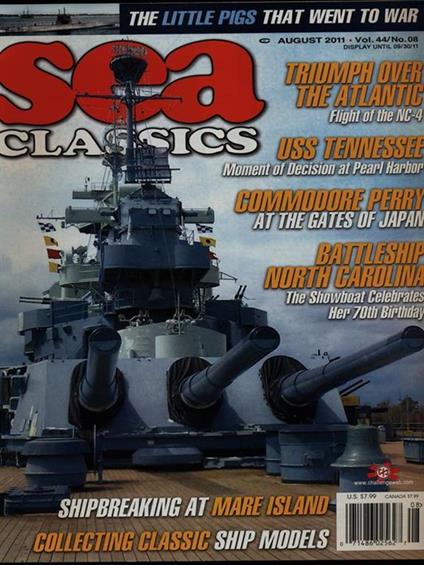 Sea classics august 2011 vol.44/n.8 - copertina